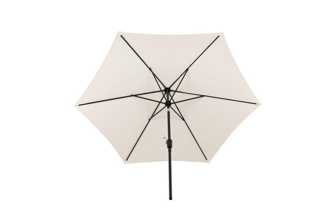 Venture Home Leeds Umbrella - 3m - Grey Alu / Ecru Fabric