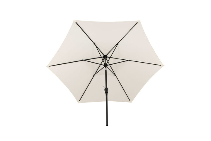 Venture Home Leeds Umbrella - 3m - Grey Alu / Ecru Fabric