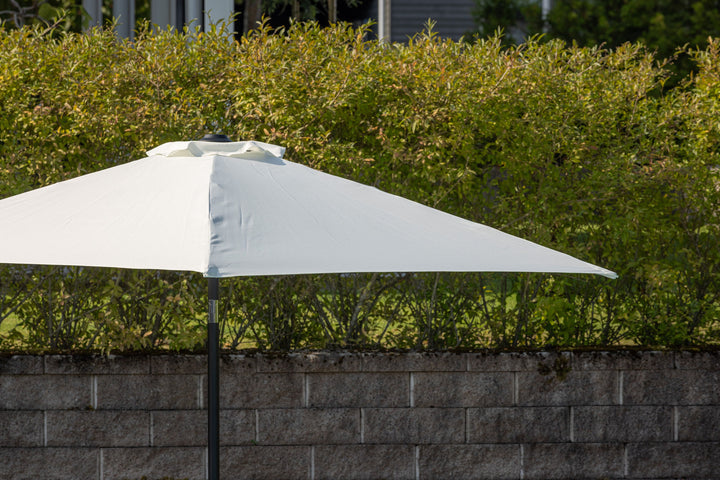 Venture Home Leeds Umbrella - 3m - Grey Alu / Ecru Fabric