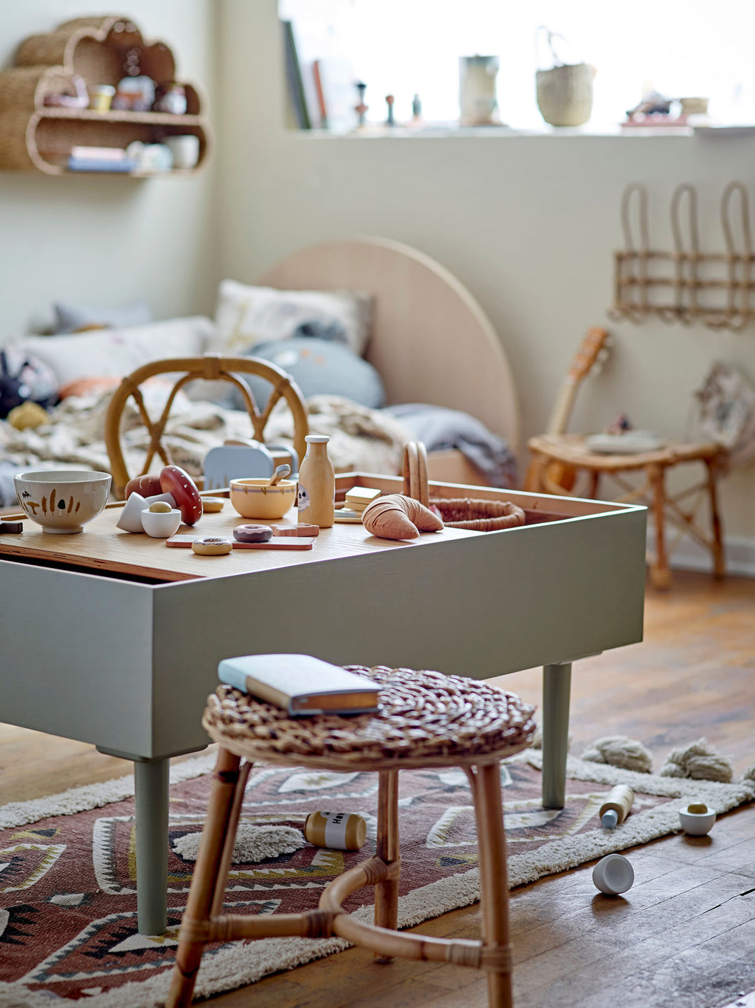 Bloomingville MINI Charli Bed, Brun, MDF