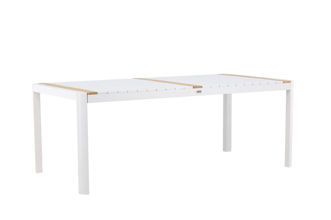 Venture Home Togo - Dining Table- White / Teak - Allu / Teak - 200*100
