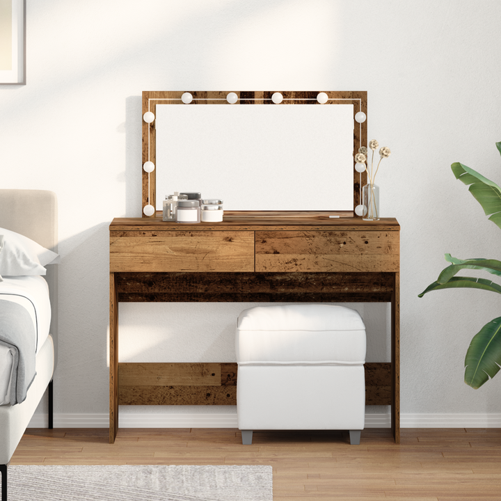 Klædeskab Gammelt træ 100 x 40 x 120 cm Konstrueret træ