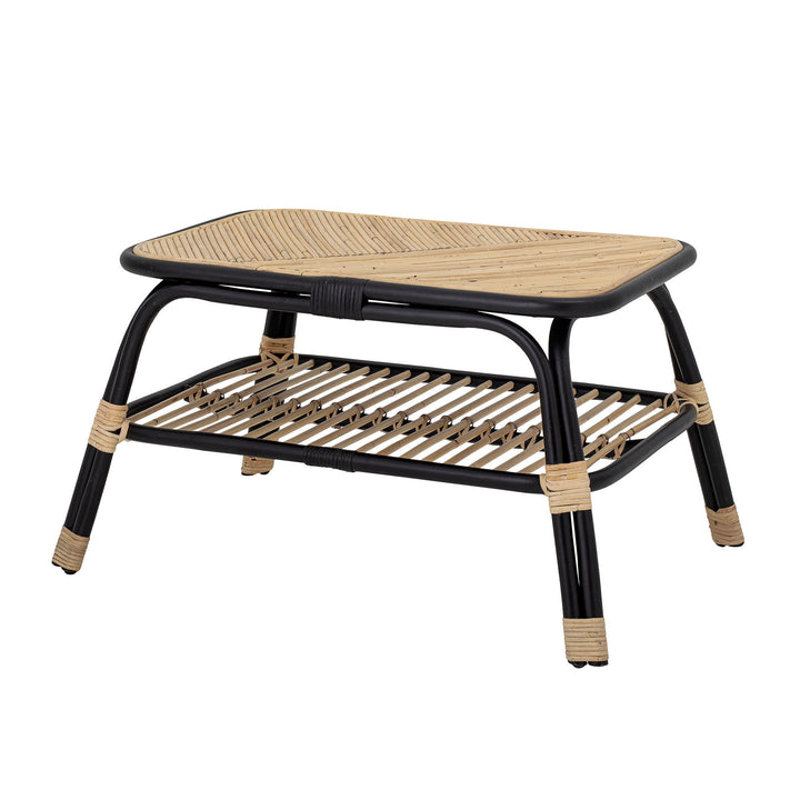 Bloomingville Loue Sofabord, Sort, Rattan
