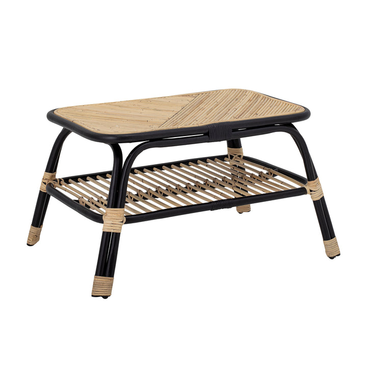 Bloomingville Loue Sofabord, Sort, Rattan
