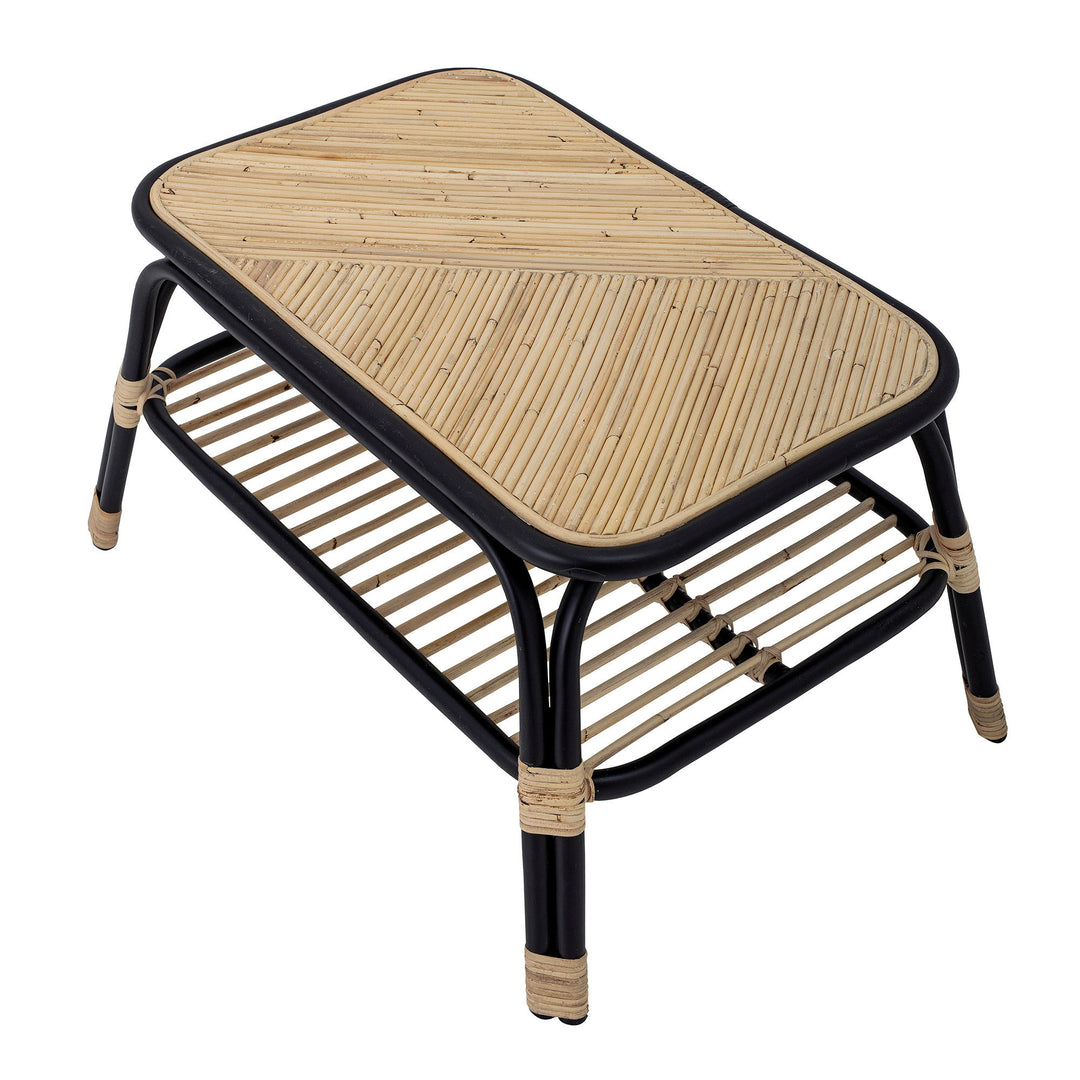 Bloomingville Loue Sofabord, Sort, Rattan