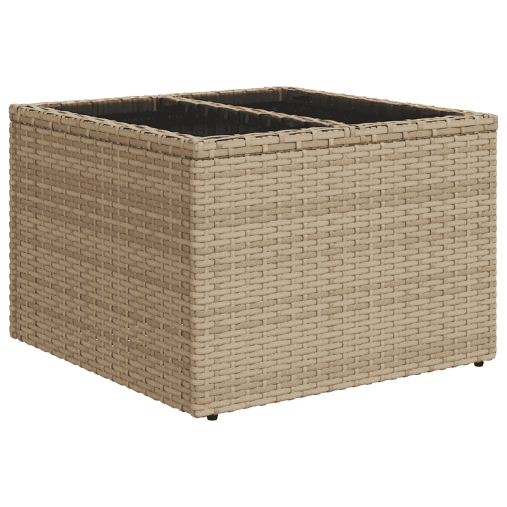 sofasæt til haven 10 dele med hynder polyrattan beige