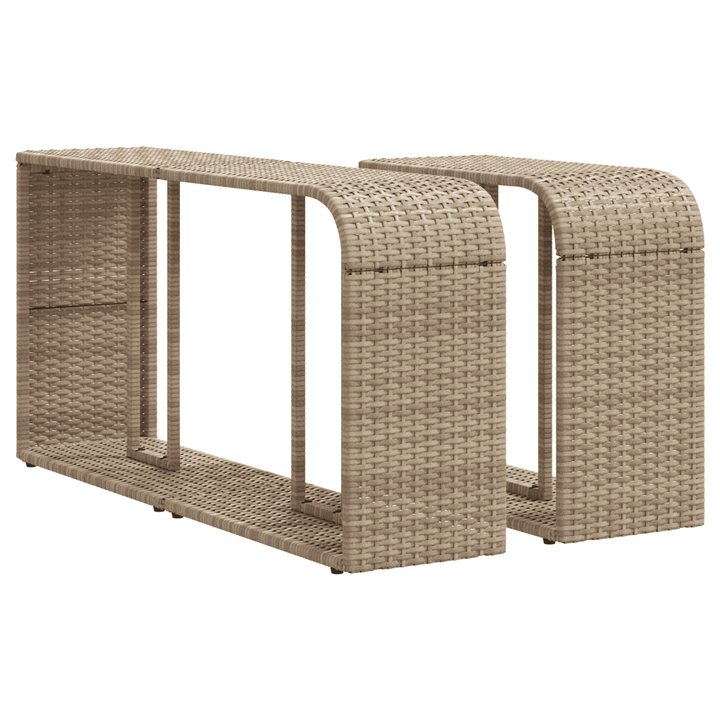 sofasæt til haven 11 dele med hynder polyrattan beige