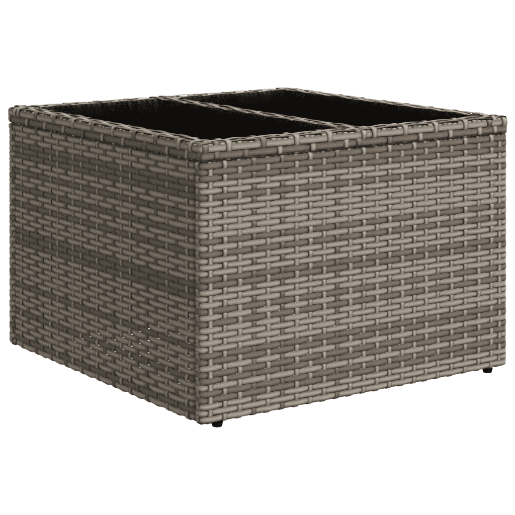 sofasæt til haven 8 dele med hynder polyrattan grå