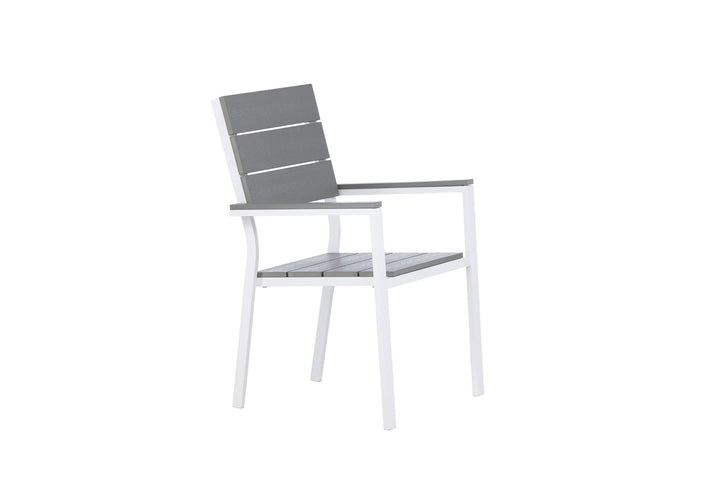 Venture Home Levels Chair (stackable) 2-pack - White Alu / Grey Aintwood