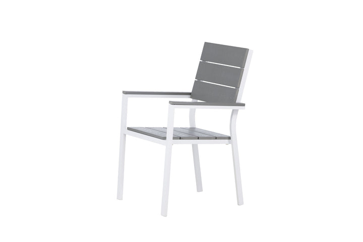 Venture Home Levels Chair (stackable) 2-pack - White Alu / Grey Aintwood