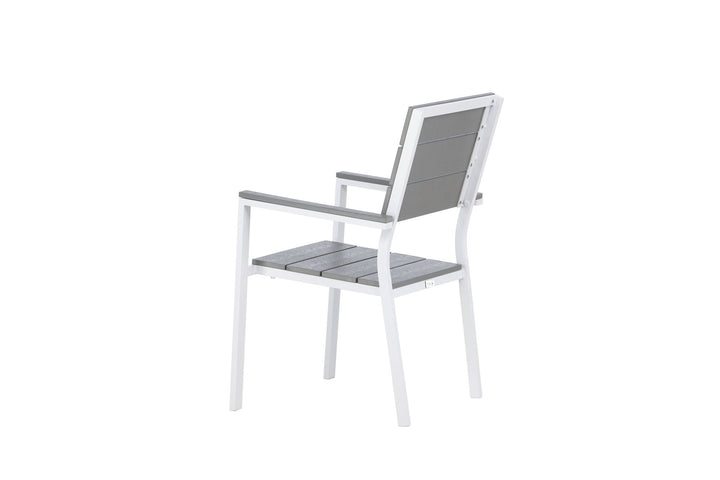 Venture Home Levels Chair (stackable) 2-pack - White Alu / Grey Aintwood