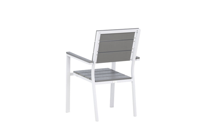 Venture Home Levels Chair (stackable) 2-pack - White Alu / Grey Aintwood