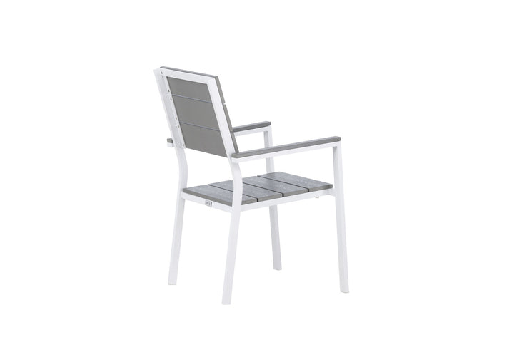 Venture Home Levels Chair (stackable) 2-pack - White Alu / Grey Aintwood