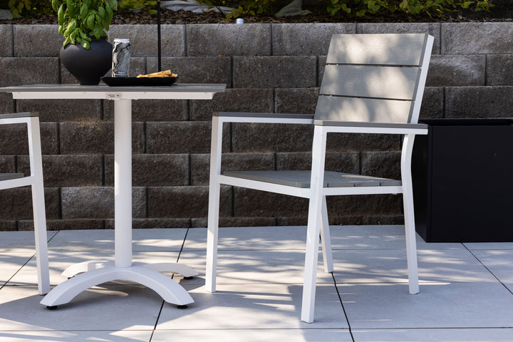 Venture Home Levels Chair (stackable) 2-pack - White Alu / Grey Aintwood