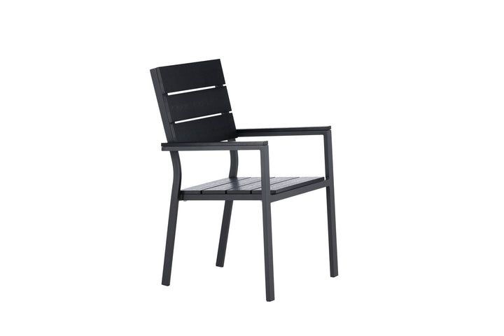 Venture Home Levels Chair (stackable) 2-pack - Black Alu / Black Aintwood