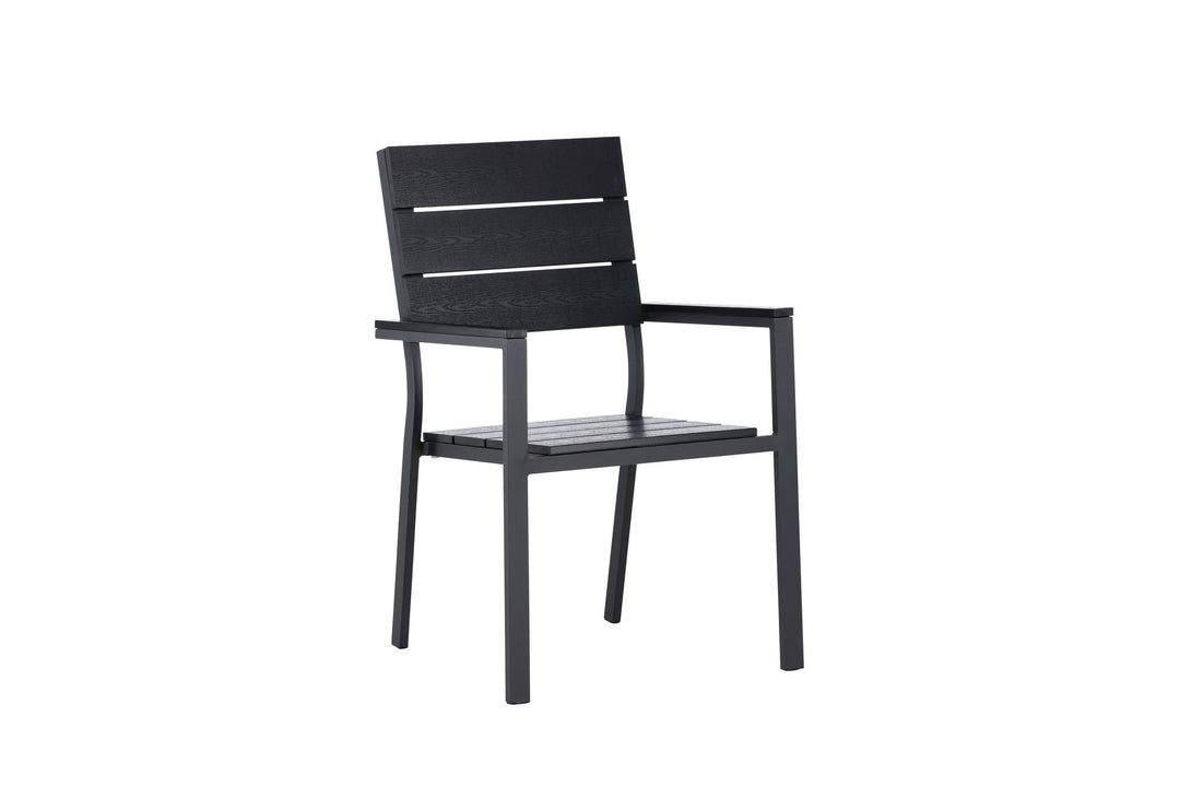 Venture Home Levels Chair (stackable) 2-pack - Black Alu / Black Aintwood
