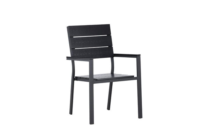 Venture Home Levels Chair (stackable) 2-pack - Black Alu / Black Aintwood