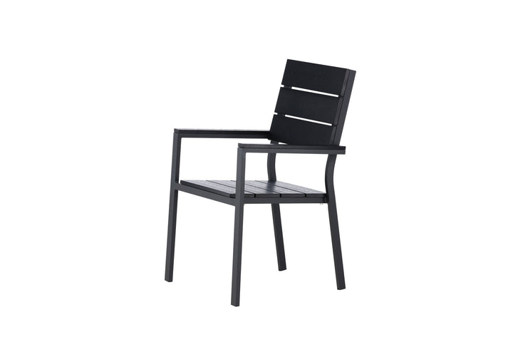 Venture Home Levels Chair (stackable) 2-pack - Black Alu / Black Aintwood
