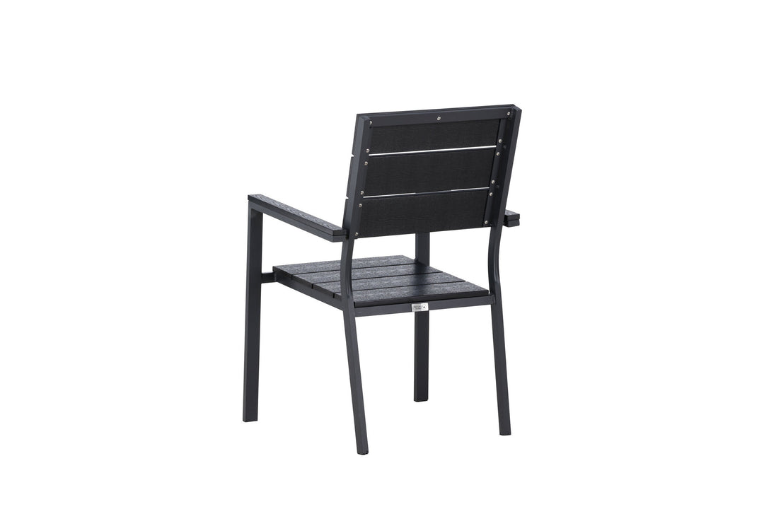 Venture Home Levels Chair (stackable) 2-pack - Black Alu / Black Aintwood
