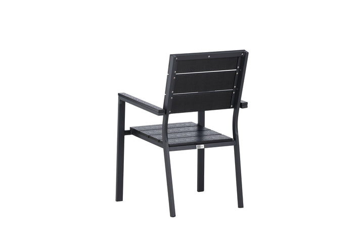 Venture Home Levels Chair (stackable) 2-pack - Black Alu / Black Aintwood