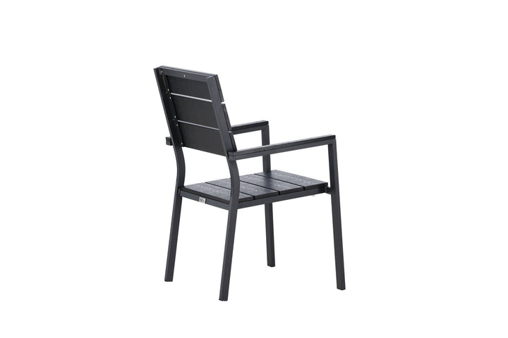 Venture Home Levels Chair (stackable) 2-pack - Black Alu / Black Aintwood