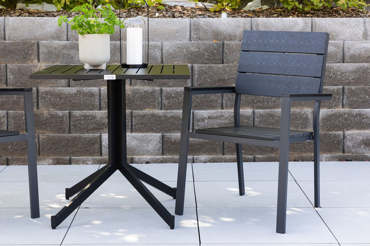 Venture Home Levels Chair (stackable) 2-pack - Black Alu / Black Aintwood