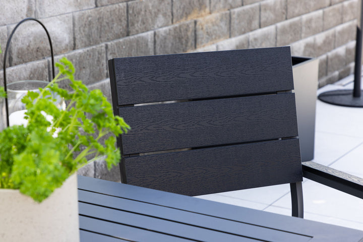 Venture Home Levels Chair (stackable) 2-pack - Black Alu / Black Aintwood
