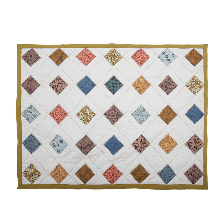 Bloomingville MINI Melua Quilt, Multifarvet, Bomuld