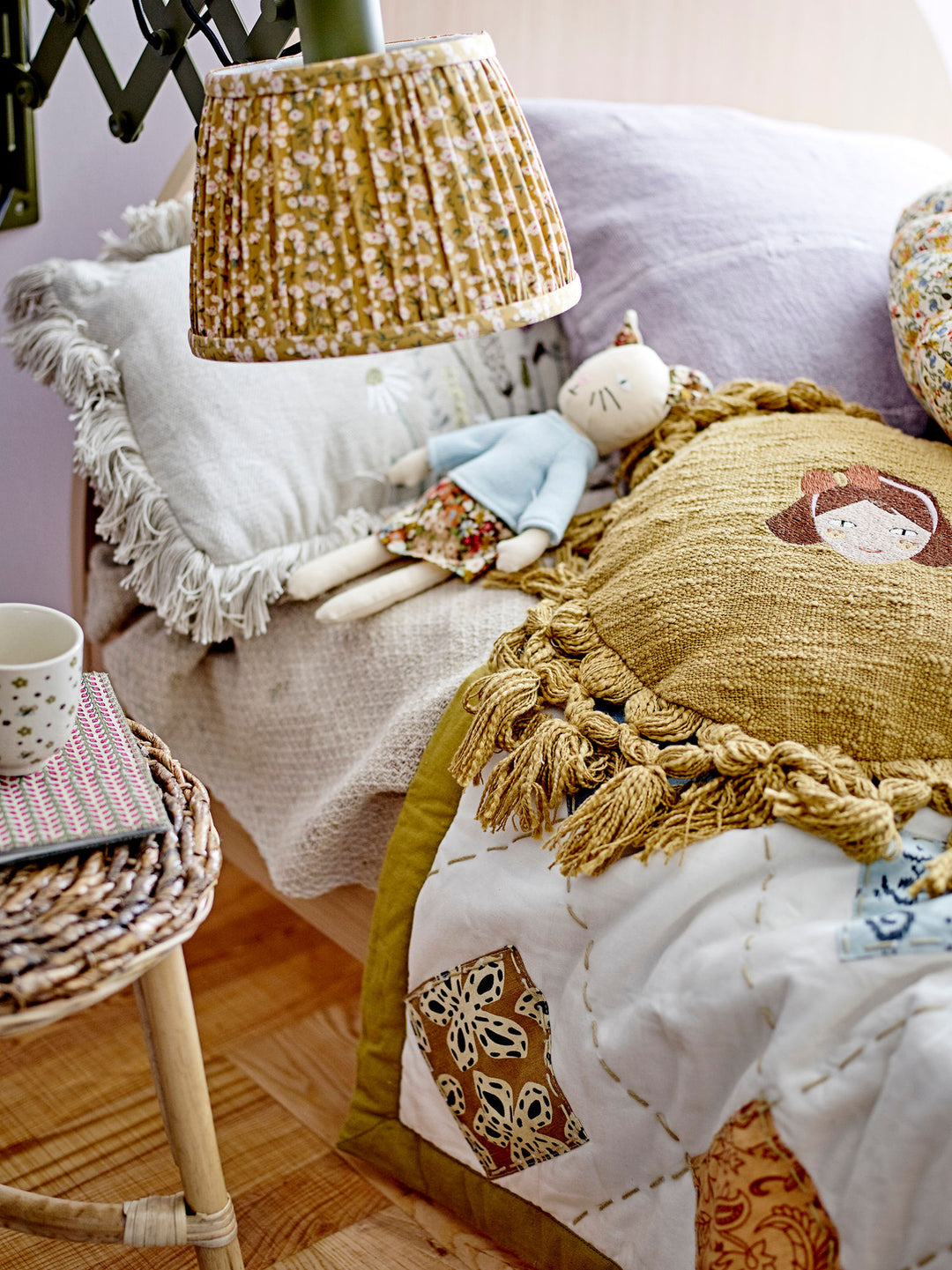 Bloomingville MINI Melua Quilt, Multifarvet, Bomuld