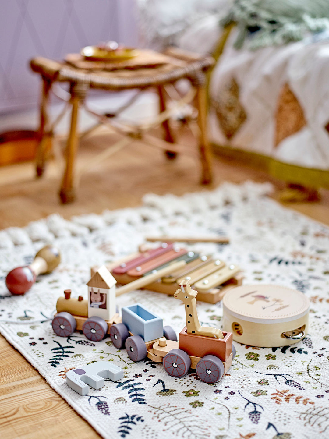 Bloomingville MINI Melua Quilt, Multifarvet, Bomuld