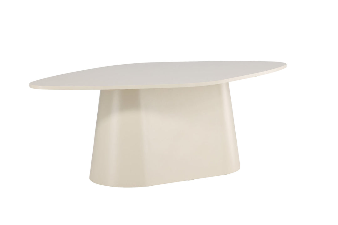 Vind Diamond Dining Table 210x110x75 cm - MDF Beige PU Lacquer Painting FSC 100%