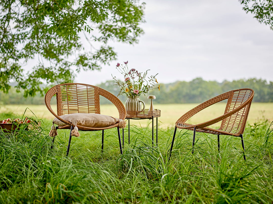 Bloomingville Dudine Lounge sæt, Natur, Polyrattan