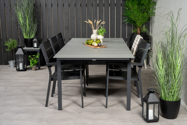 Venture Home Levels Table 229/310 - Black/Grey - Levels Chair (stackable) - Black Alu / Black Aintwood 6