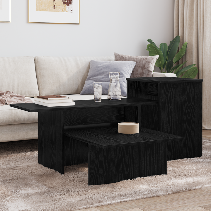 Konsolbord Sort eg 91,5 x 35 x 38,5 cm Konstrueret træ