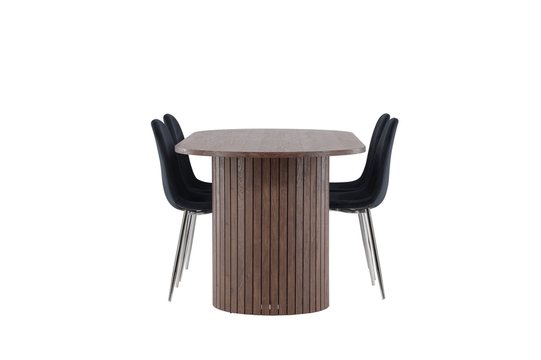 Venture Home Härön Dining Table with Polar Dining Chair