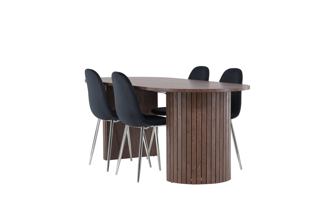 Venture Home Härön Dining Table with Polar Dining Chair