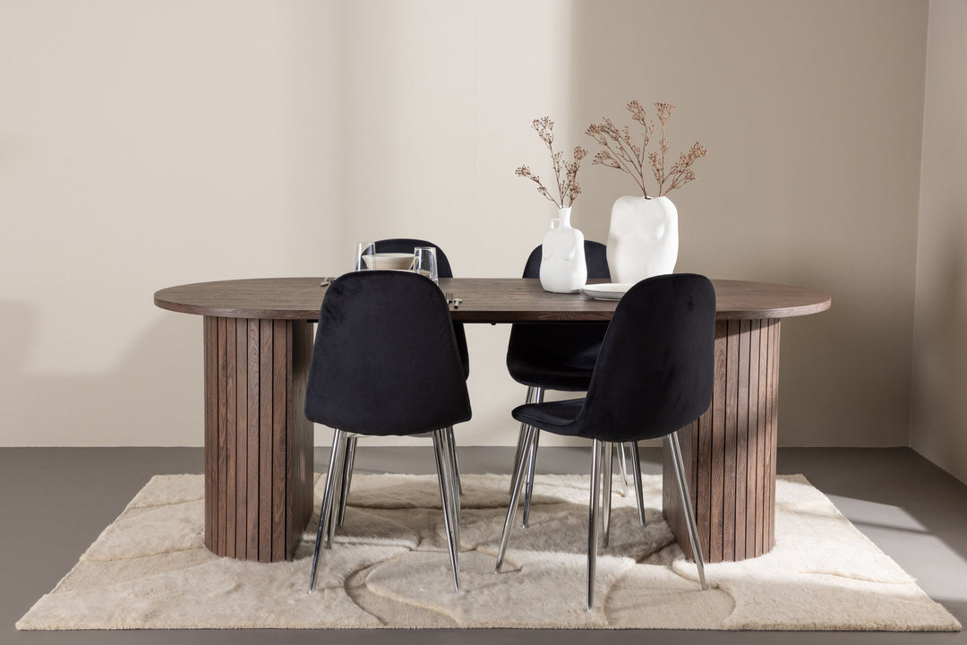 Venture Home Härön Dining Table with Polar Dining Chair