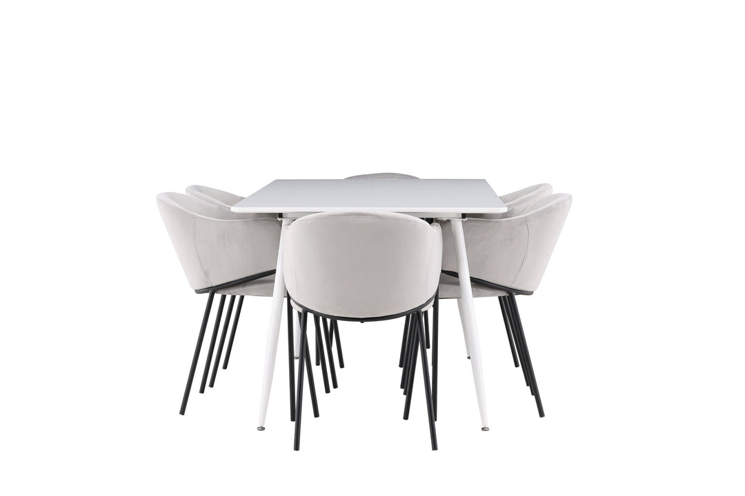 Venture Home Silar Dining Table with Evelina Dining Chair
