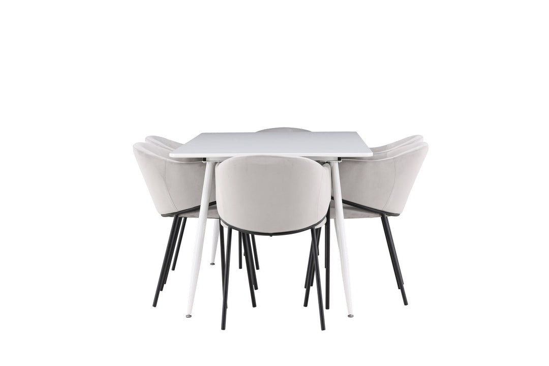Venture Home Silar Dining Table with Evelina Dining Chair
