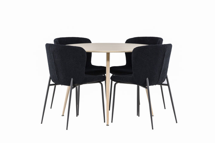 Venture Home Plaza Dining Table with Modesto Dining Chair