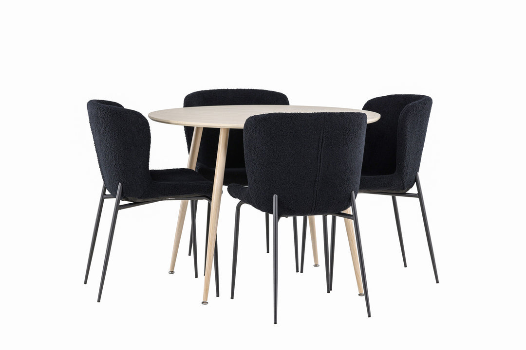 Venture Home Plaza Dining Table with Modesto Dining Chair