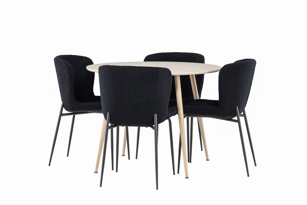Venture Home Plaza Dining Table with Modesto Dining Chair