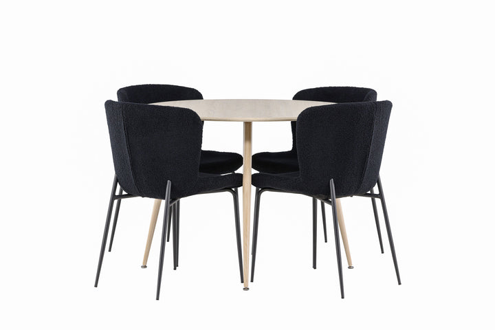 Venture Home Plaza Dining Table with Modesto Dining Chair