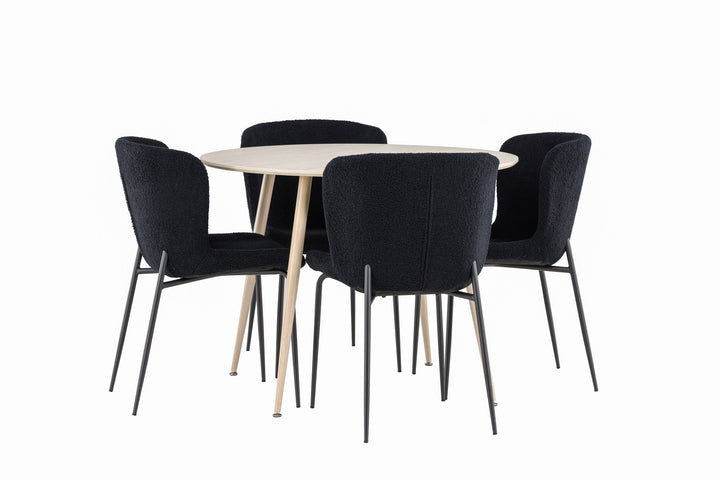 Venture Home Plaza Dining Table with Modesto Dining Chair