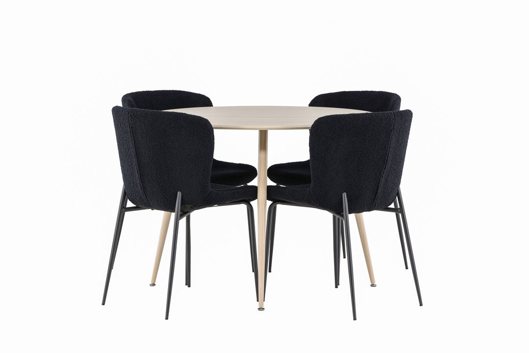 Venture Home Plaza Dining Table with Modesto Dining Chair