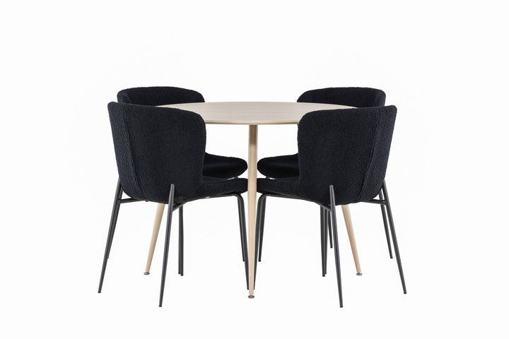 Venture Home Plaza Dining Table with Modesto Dining Chair