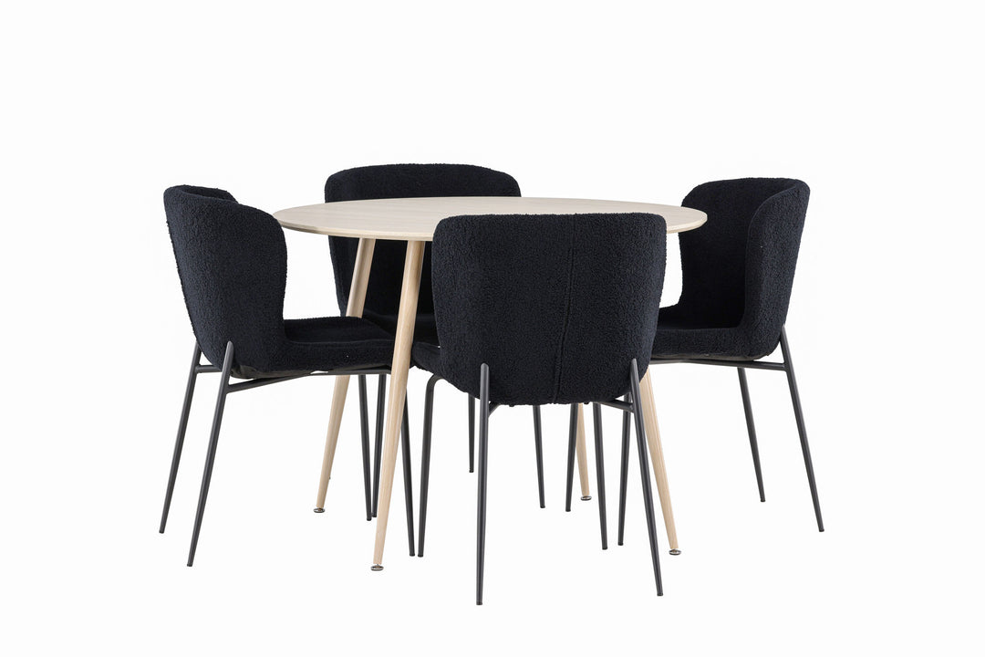Venture Home Plaza Dining Table with Modesto Dining Chair