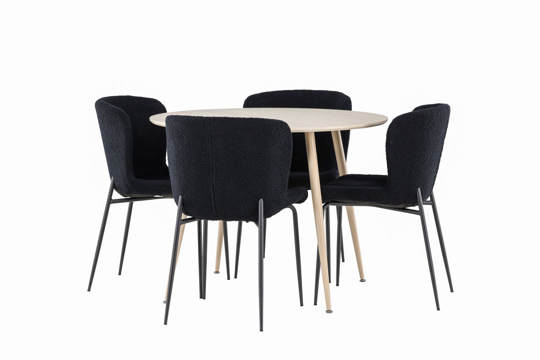 Venture Home Plaza Dining Table with Modesto Dining Chair