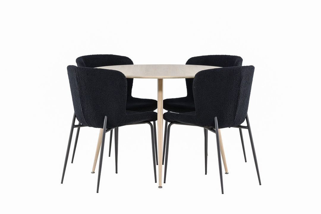 Venture Home Plaza Dining Table with Modesto Dining Chair