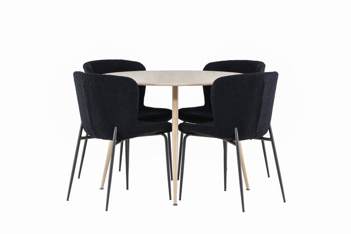 Venture Home Plaza Dining Table with Modesto Dining Chair